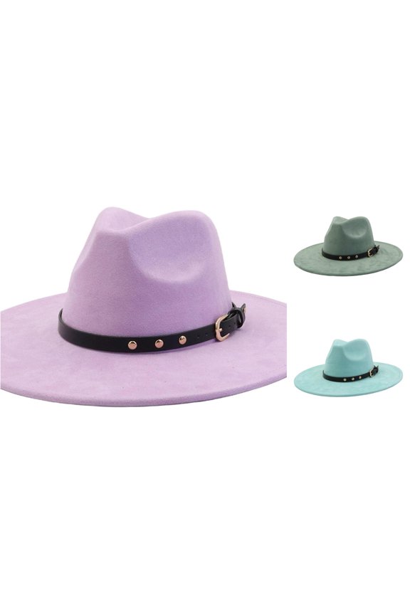 Timeless Fedora Hat for Unisex Fashion – Wide Brim Jazz Style with Ethnic Design Flat Headwear