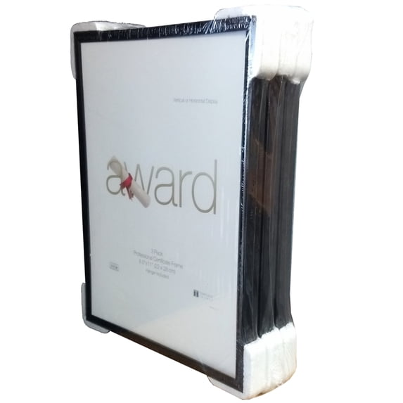 Timeless Frames 80914 8.5 x 11 in. Document Photo Frame, Black - Pack of 3