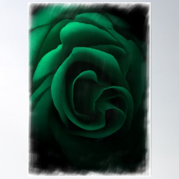 Timeless In Green Poster Wall Art, Modern Wall Decor For Living Room Bedroom, 8x12 UNFRAMED