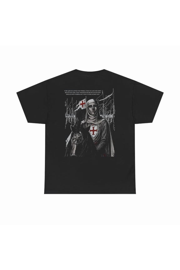 Timeless Knight Aesthetic Tee – Classic Medieval Illustration