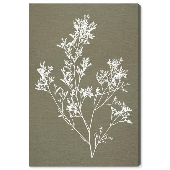 Timeless Leaf I Minimalistic Botanical Art Prints Canvas Wall Art by Art Remedy, Gallery Wrapped, 30"x45"