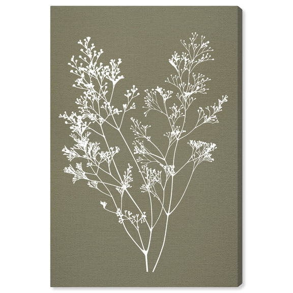 Timeless Leaf II Minimalistic Botanical Art Prints Canvas Wall Art by Art Remedy, Gallery Wrapped, 16"x24"