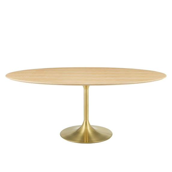 Timeless Lippa Dining Table - Modern Design, Easy to Clean, Elegant Gold Base