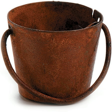 Timeless Miniatures-Rusty Metal Pail, Pk 6, Darice