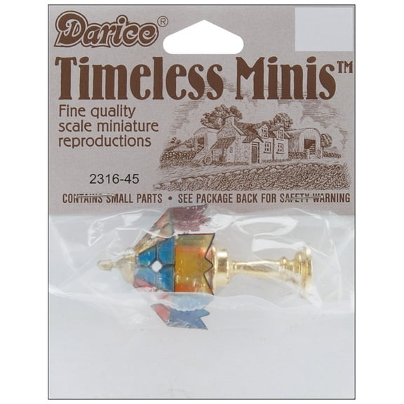 Timeless Miniatures Tiffany Table Lamp, Multicolor