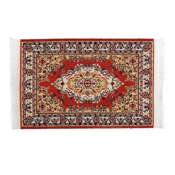 Timeless Minis Persian Rug Polyester 3.875 x 6.625 inches