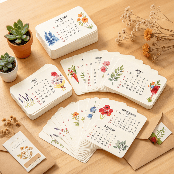 Biodegradeble Items. Items Timeless Plantable Seed Calendar 2027, Handmade Biodegradable Paper ...