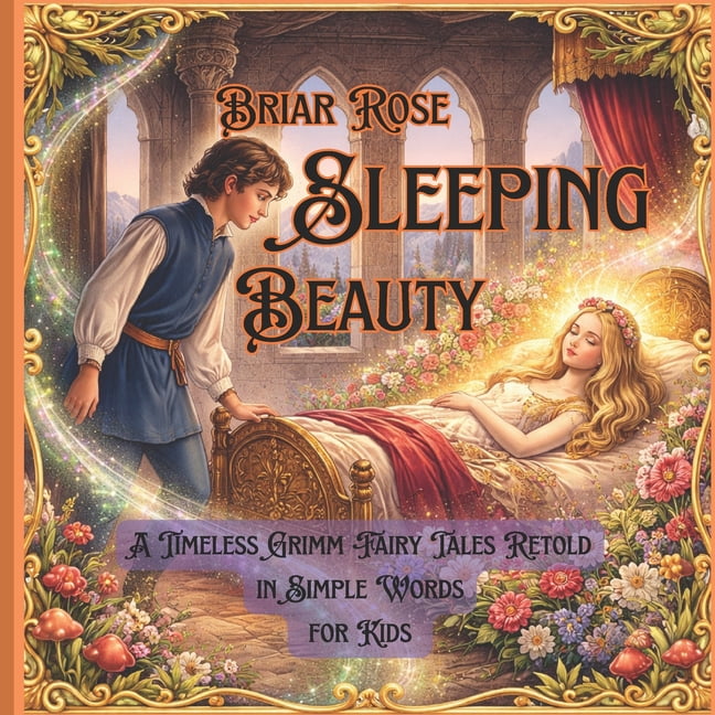 Timeless Princess Stories Briar Rose Sleeping Beauty: A Timeless Grimm Fairy Tale Retold for Kids A Magical Storytime Book with Beautiful Illustra, Book 5, (Paperback)