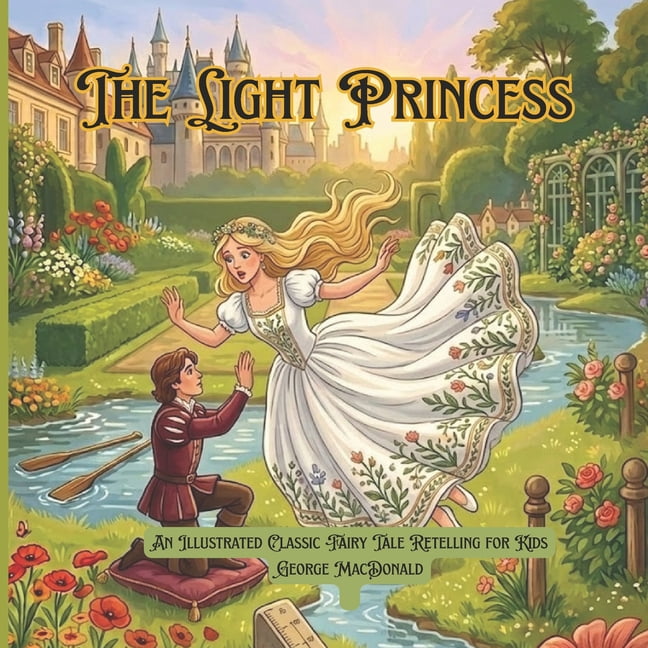 Timeless Princess Stories The Light Princess: An Illustrated Classic Fairy Tale Retelling for Kids: A Whimsical Story of Magic Gravity, Love, and , Book 6, (Paperback)