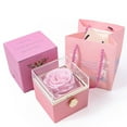 thumbnail image 1 of Timeless Rose Jewelry Box with Eternal Rose: Gift for Mothers, Wives, Valentines, Anniversaries – Keepsake Box with Velvet Interior And Rotating Design. Harlik, 1 of 8