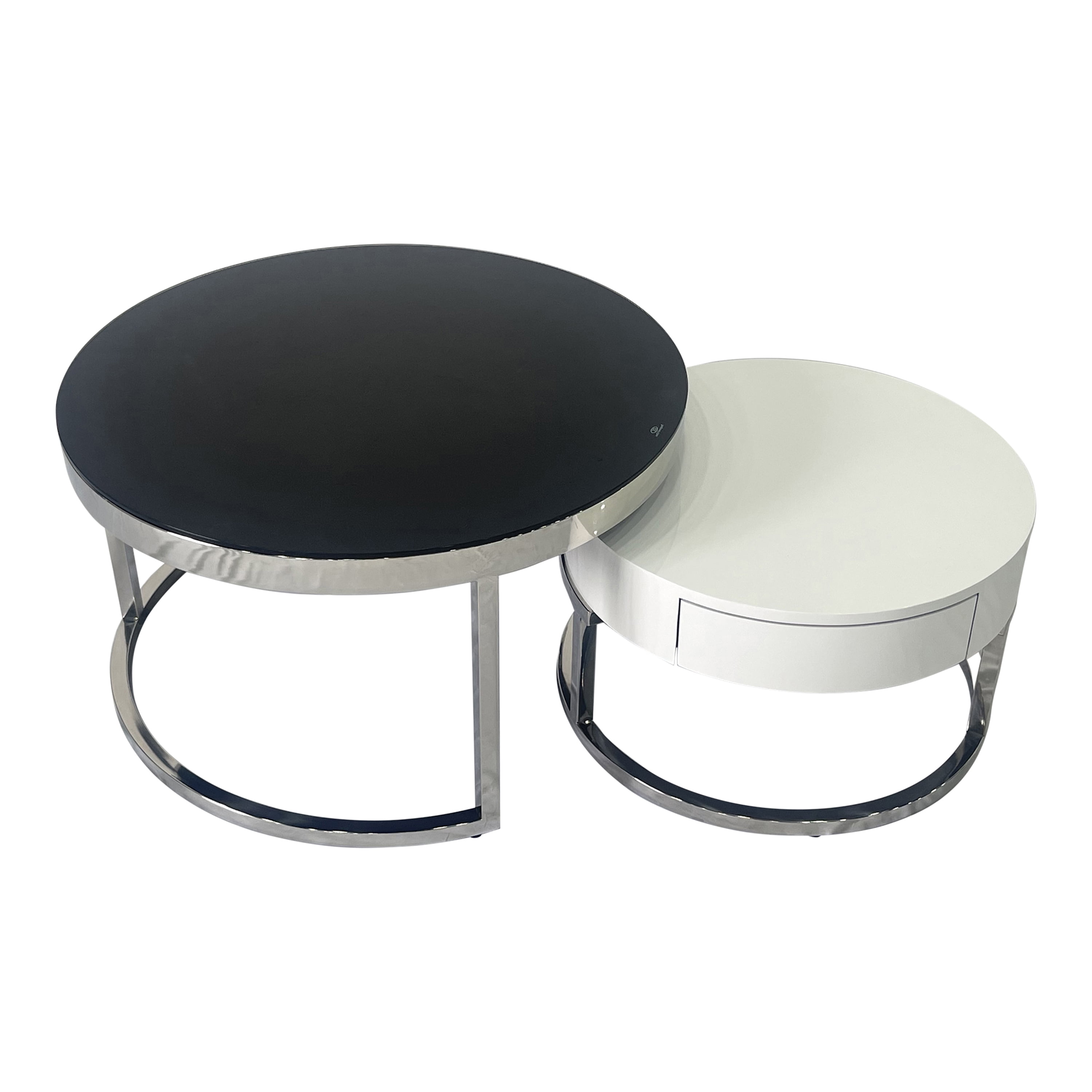Timeless Silver Nesting Coffee Table - Walmart.com