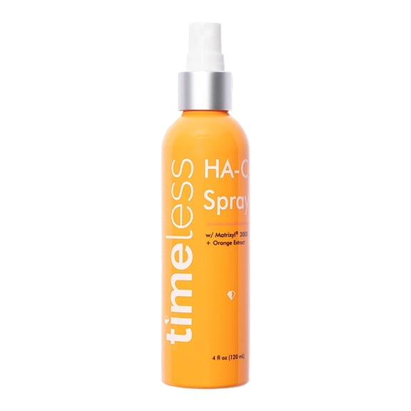 Timeless Skin Care HA Matrixyl 3000 with Orange Spray - Skin Mist with Hyaluronic Acid - Fragrance-Free Hydrating Face Spray - Soothing Matrixyl Skin Care Mist - 4 fl oz