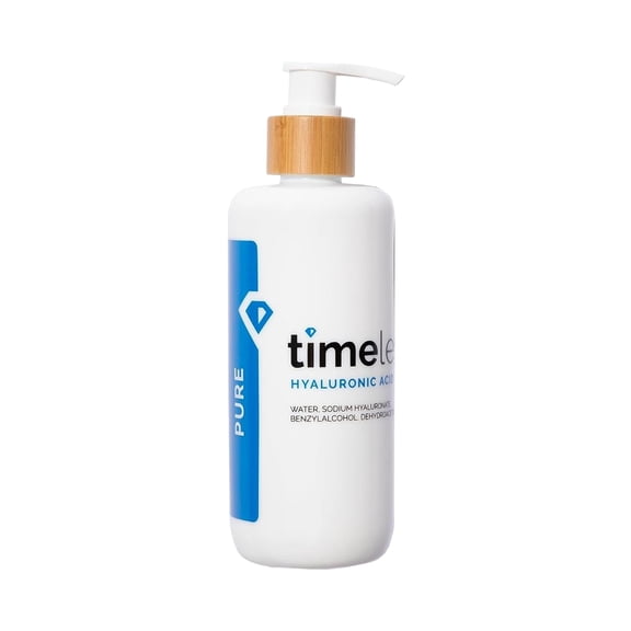 Timeless Skin Care Hyaluronic Acid 100% Pure Serum - Hydrating Face Serum for Personal Care - Fragrance-Free - Hyaluronic Acid - for Skin Care - 8 fl oz