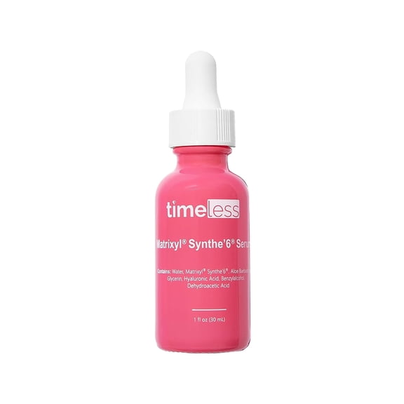 Timeless Skin Care Matrixyl Synthe’6 Serum - Face Serum for Skin Care - with Hyaluronic Acid for Hydration - 1fl oz