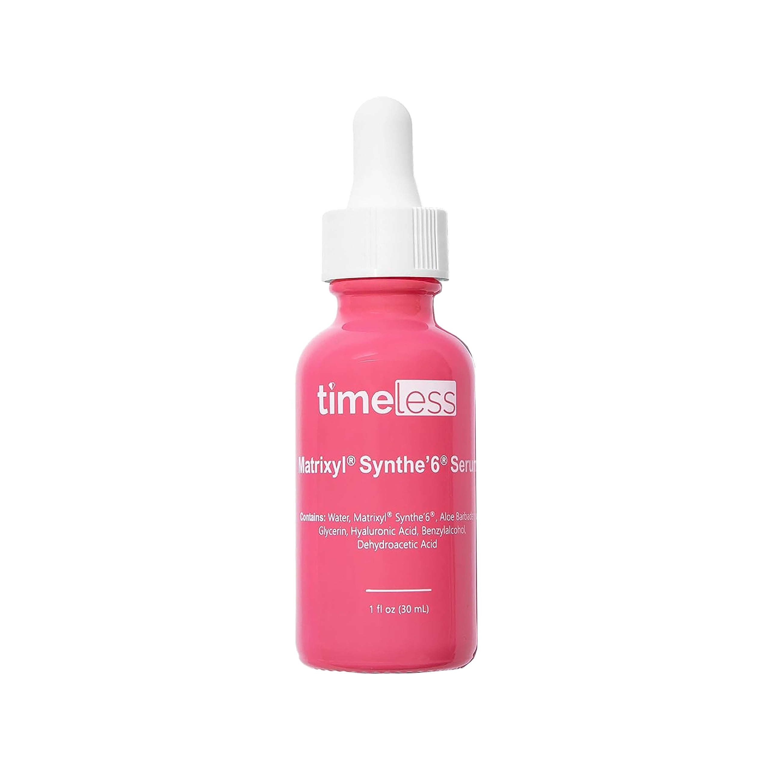 Timeless Skin Care Matrixyl Synthe’6 Serum - Face Serum for Skin Care - with Hyaluronic Acid for Hydration - 1fl oz