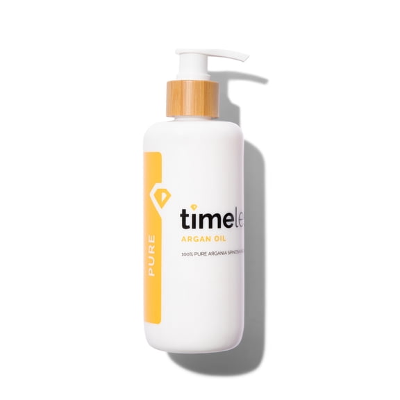Timeless Skin Care Argan Oil 100% Pure Argan Oil for Face & Hair Care For Dry Skin Fragrance Free Use with Moisturizer or Hair Products 8 Fl oz
