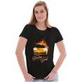 thumbnail image 1 of Timeless Speed Muscle Car Headlights Womens Slim Fit Graphic Tee Brisco Brands S, 1 of 5