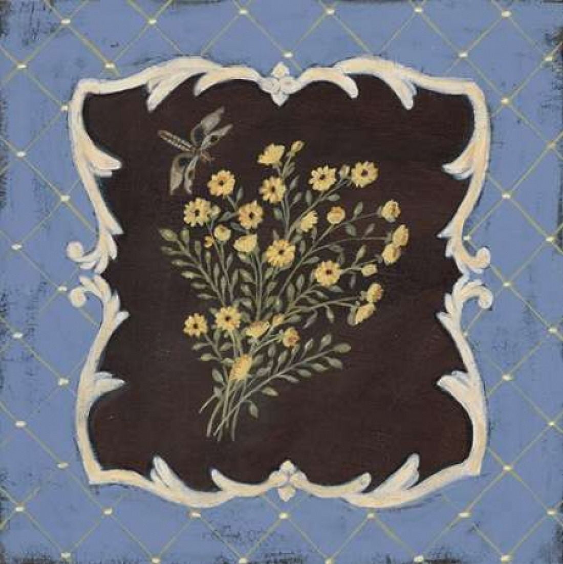 Timeless Tansy Canvas Art - Jo Moulton (24 x 24)