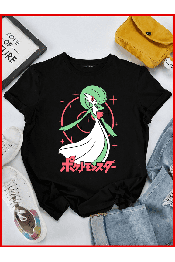 Timeless Threads Gardevoir Psychic Fairy Pocket Monster Anime Unisex T-Shirt V60246, S-5XL