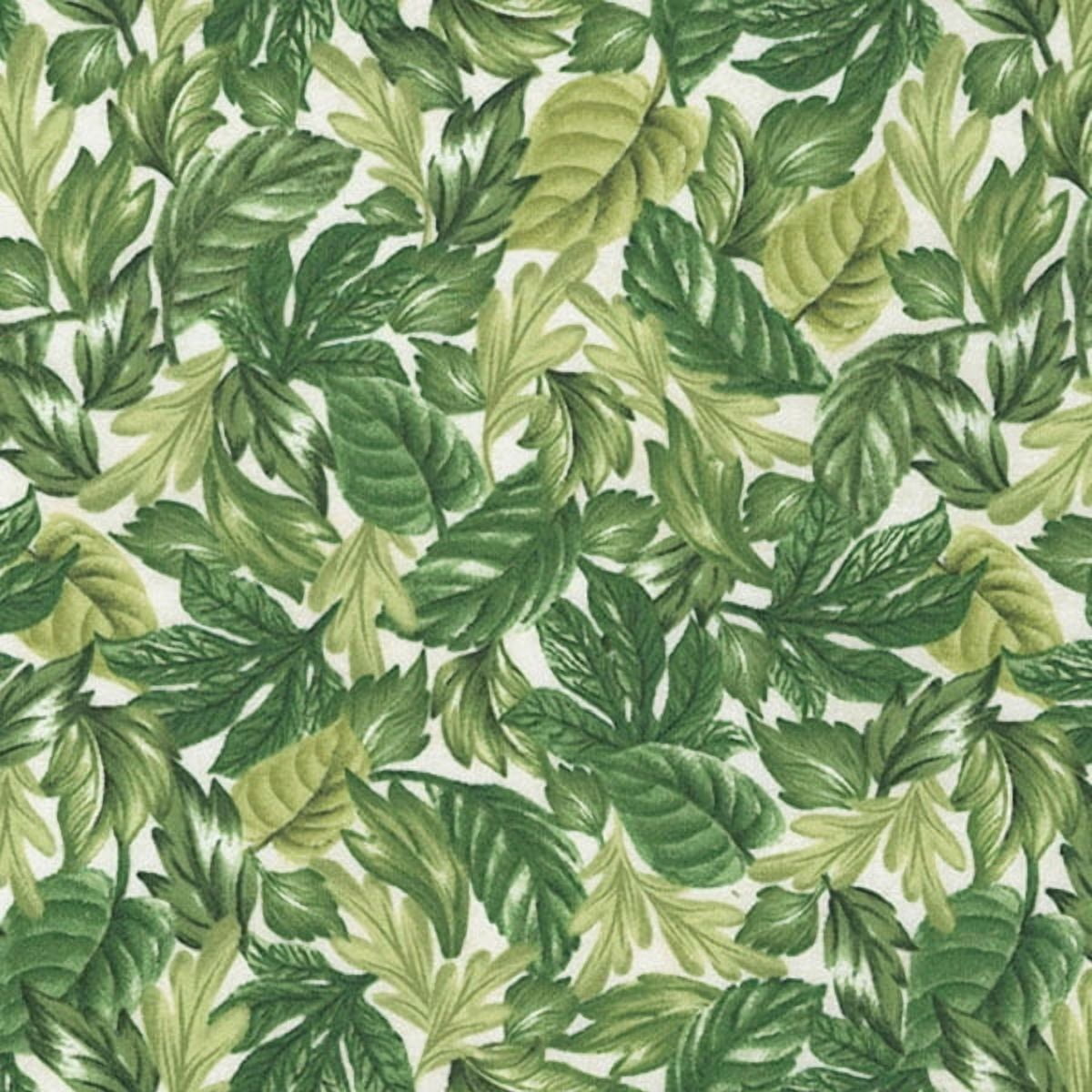 Timeless Treasures Fabrics Garden Journal Floral Cream Packed Leaves ...