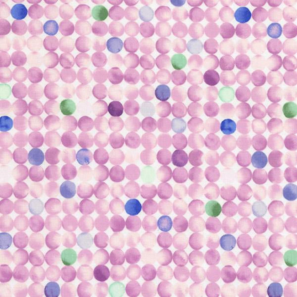 Timeless Treasures Harmony Lilac Watercolor Dots 100% Cotton Fabric ...