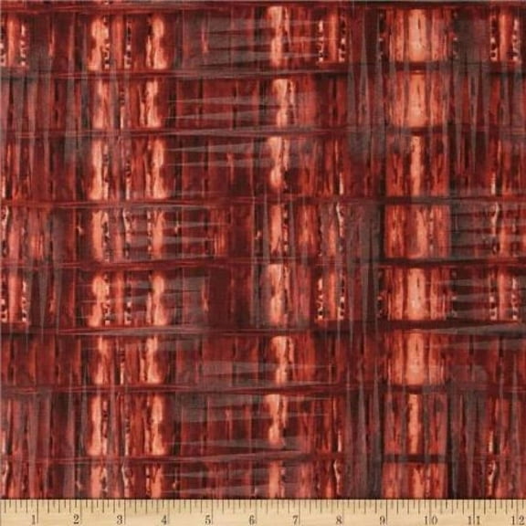 Timeless Treasures Weathered Wood - Rust 100% Cotton Fabric sold by the yard