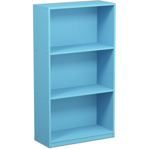 Timeless Trends 3-Tier Bookcase Storage Shelves 9.25D x 21.75W x 39.50H Inches Functional Open Shelves for Display