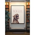 thumbnail image 1 of Timeless VOGUE Pink Leopard Print, Bold Fashion Animal Poster, Aesthetic Girly Bedroom Wall Art, Y2K Modern House Decor , Poster Print Only, 1 of 3