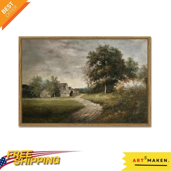Timeless Vintage Landscape Wall Art, Elegance For Every, Living Room And Gallery Wall Decor