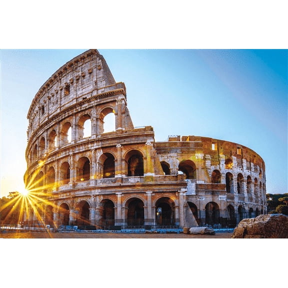 Timeless Visions - Roman Colosseum Wall Poster, 22.375" x 34"