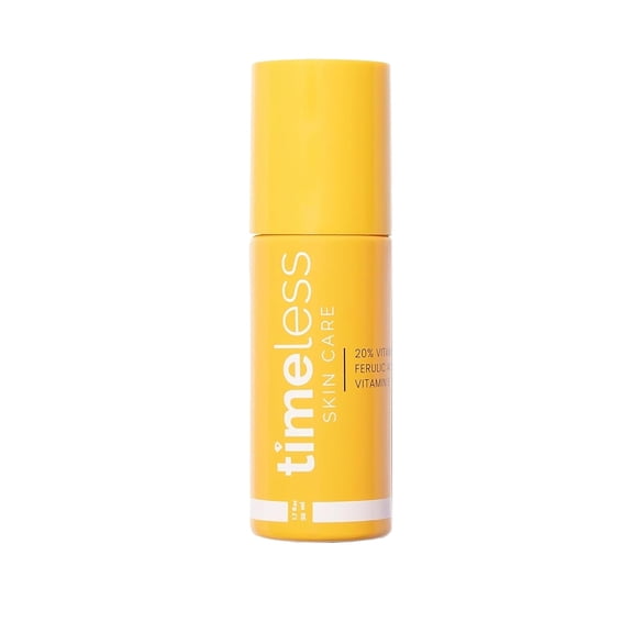 Timeless Skin Care Vitamin C Serum with Vitamin E and Ferulic Acid, Brightening, Fragrance-Free, 1.7 fl oz