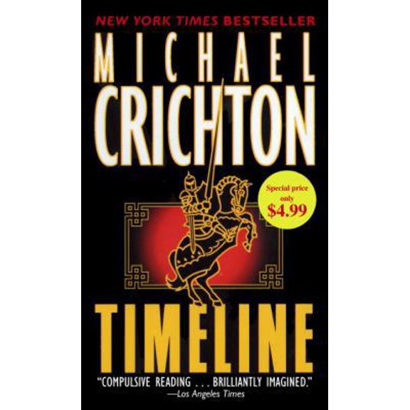 Pre-Owned Timeline - Large Print Edition by Michael Crichton (Paperback)