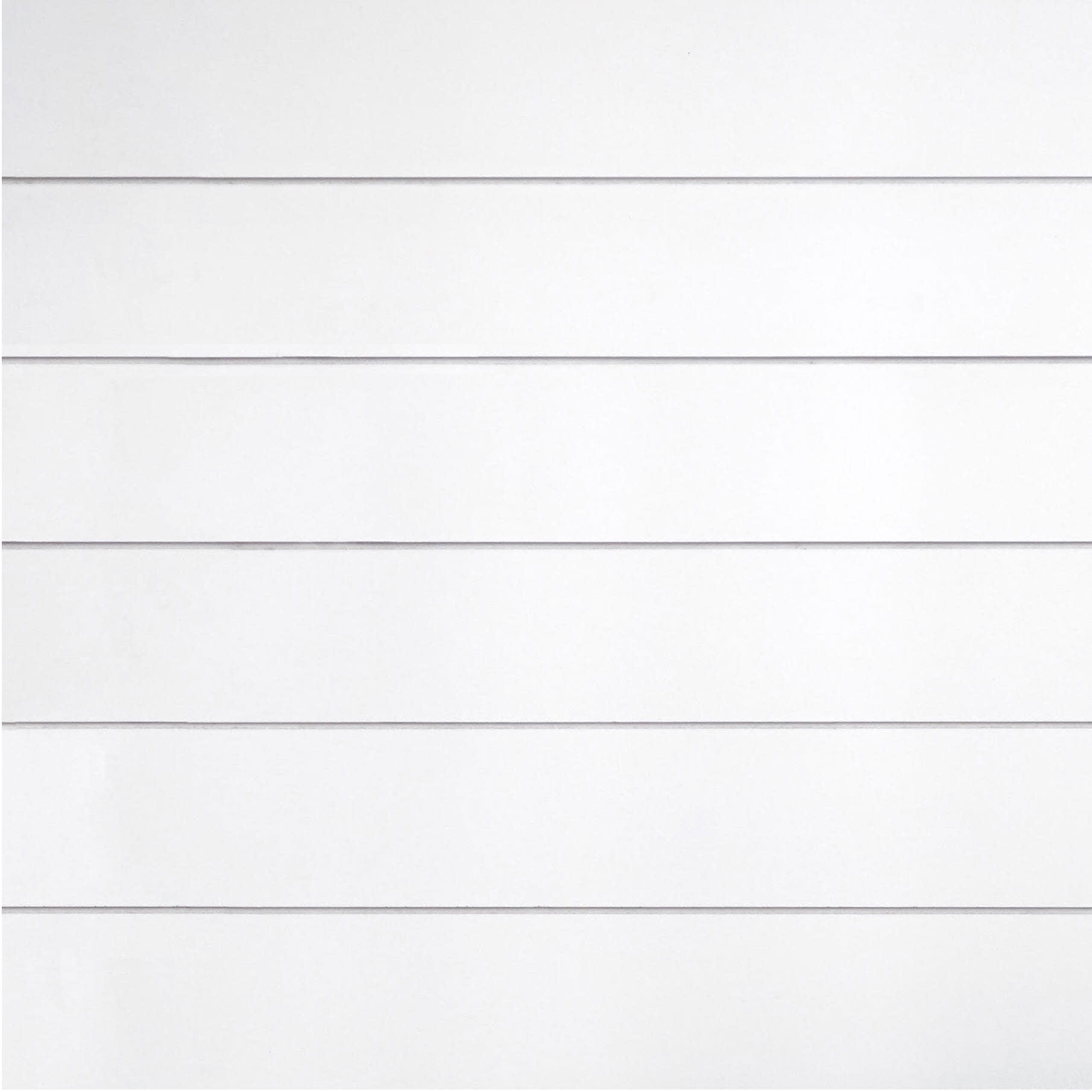 Classic White MDF Shiplap Wall Panels, 72" x 5.5"