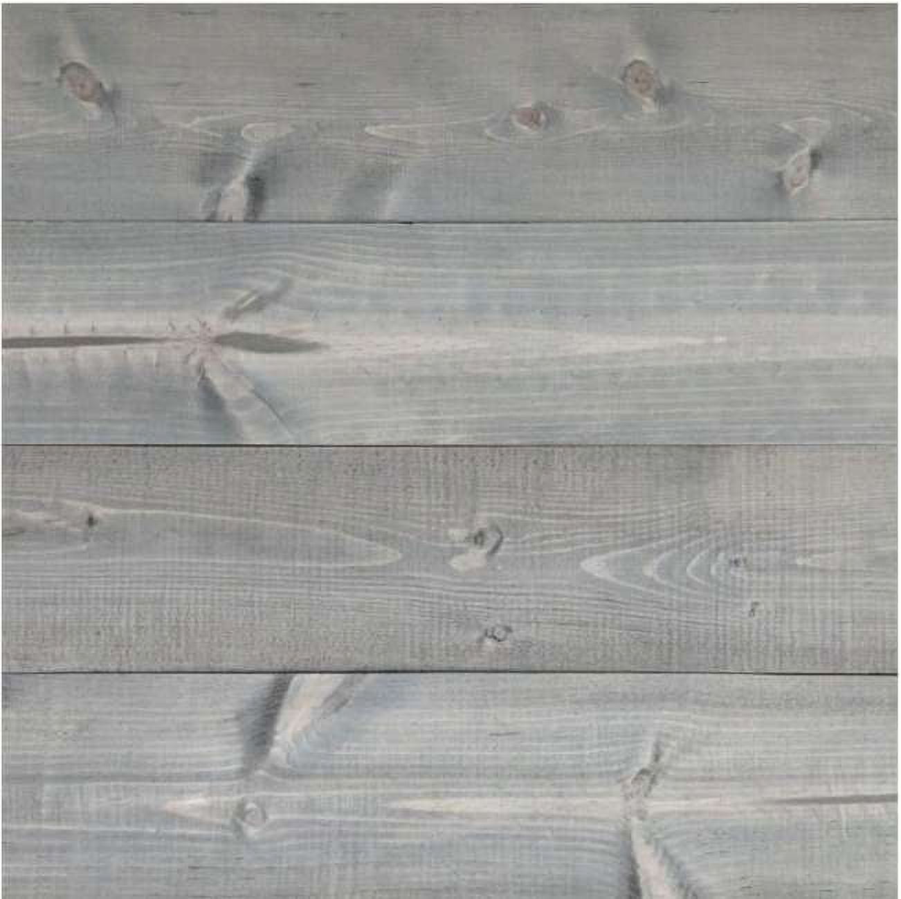 Dry Brush Gray Pine Wood Wall Paneling 5.5" x 47.5"