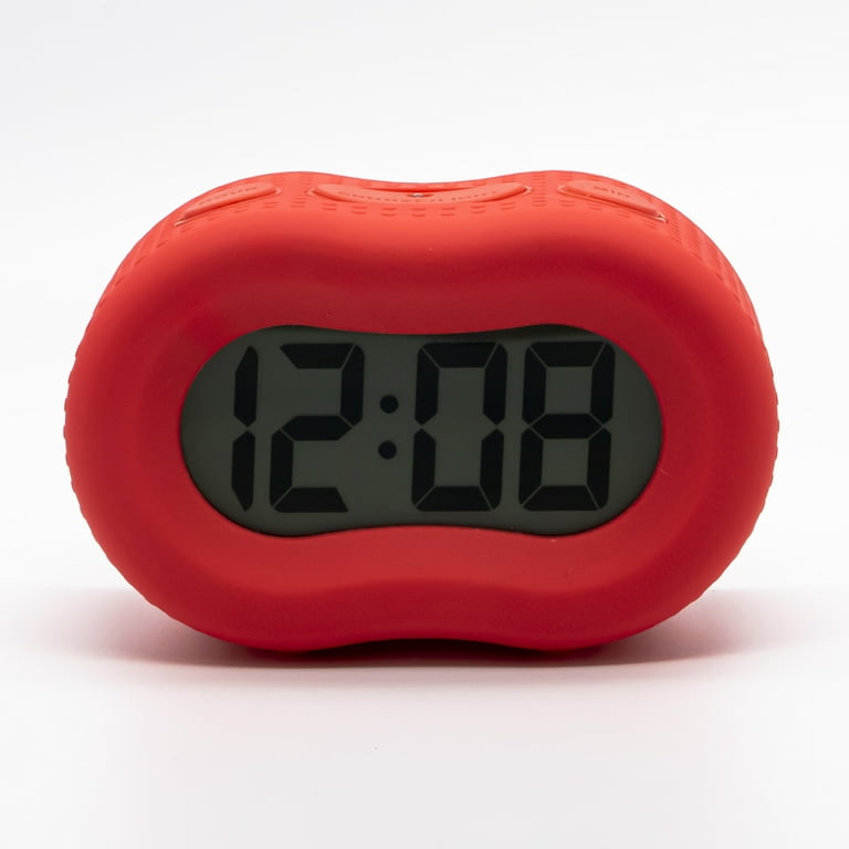 Timelink 88192F SmartLight Red Rubber Alarm Clock