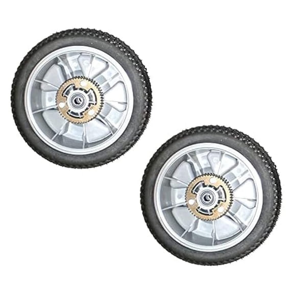 Timemaster Rear Wheels 2-Pack - Replacement Drive Wheels for 30" Mowers - Part #125-2509 - Compatible with #120-7006