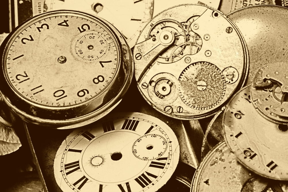 Timepieces Canvas Art - John Short Design Pics (38 x 24)