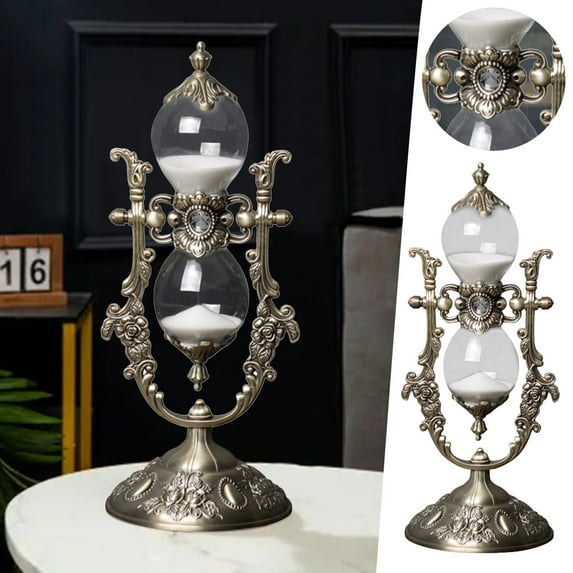 Timer 360 Rotating Antique With Sand Vintage For Meditation Timers Easy To Use