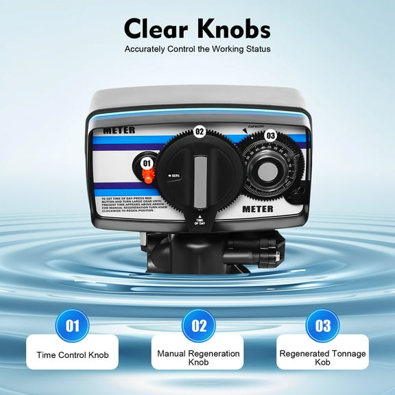 Timer Control Valve, Water Softener Control Valve, Whole House Water Softener Control Valve