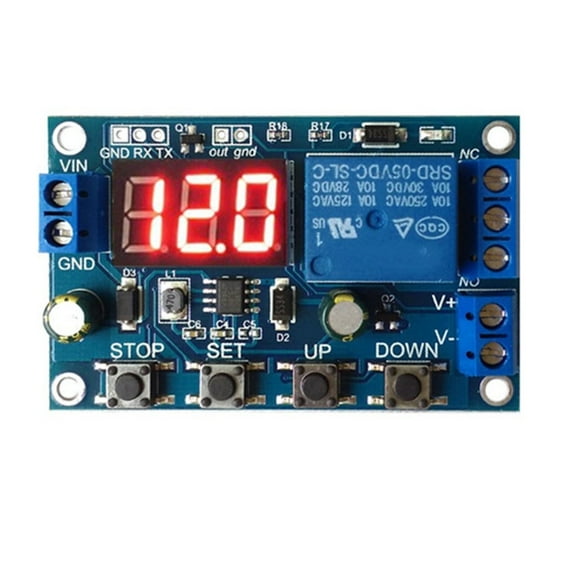 Timer Controlled Battery Charging and Discharging Unit for Real Time Monitoring