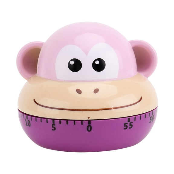 Adorable Cartoon Animal Mechanical Kitchen Timer for Kids Cooking, Baking, and Kitchen Gadget with Easy-to-Use Chronometer