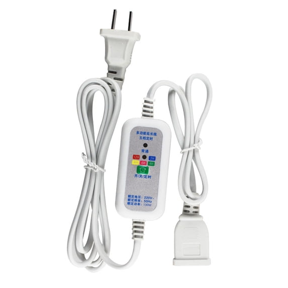 Timer Extension Cord Extension Cable 60W Load, , 200cM Length for Ceiling Fan LED Light