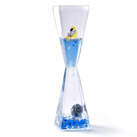 Timer Floating Motion Bubbles Sand Watch with Elegant Liquid Design, Living Room Flip-Over For Kids Rooms, Decor