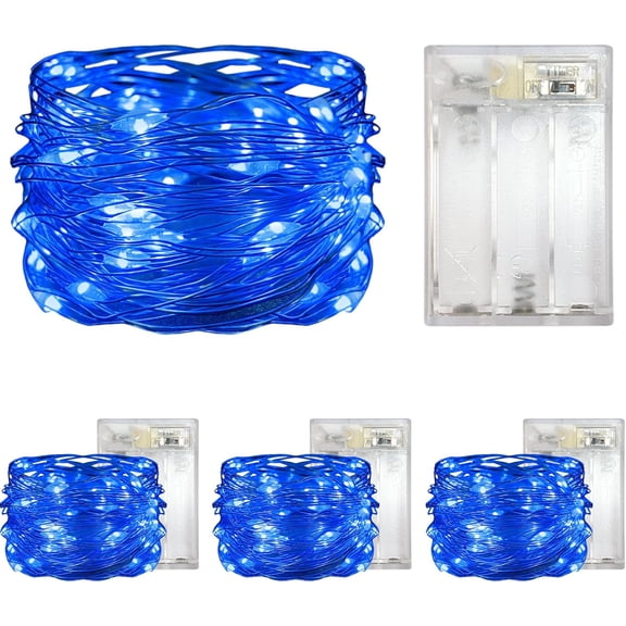 with Timer Function Battery Operated Dewdrop Led Lights,Mini Fairy Lights for Home Parties Christmas/Halloween Holiday Decoration,6 Hours on/18 Hours Off,30 LEDs,10 Feet