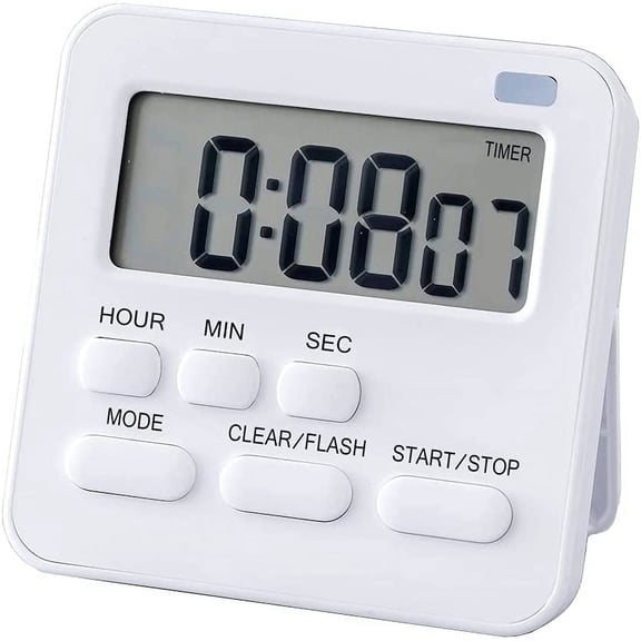 Timer, Kitchen Timer, Digital Timer With Timer And Countdown Function, Egg Timer, Kitchen Alarm Clock, Children'S And Adult Digital Magnetic Timer Lcd Display Screen