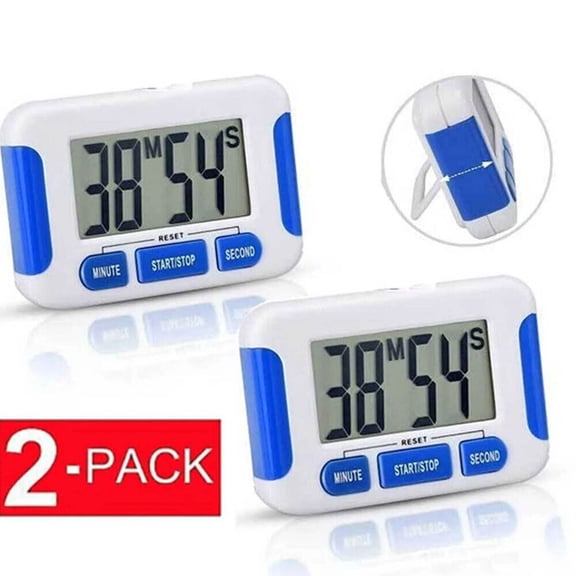 Timer Magnetic Cooking Lcd Large Count Down Clear Loud Alarm For Egg