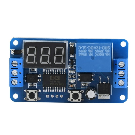 Timer Module, High Level Trigger Key Setting LED Time Relay 0-999s Counting Cycle Delay For Automation Equipments