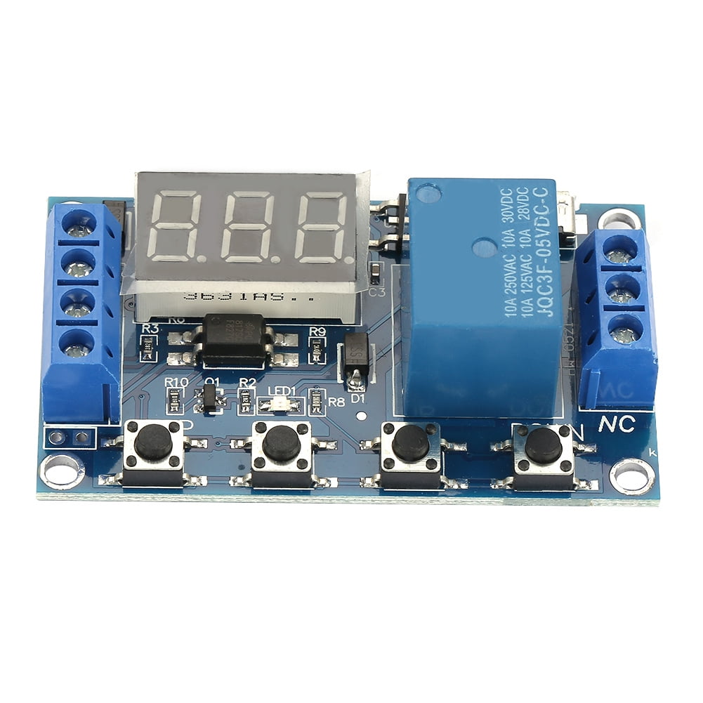 Timer Relay, OP/CL/LOP Parameters Delay Relay Module, Support Micro USB