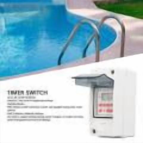 Timer Switch 7 Day 28 On Off Schedules Programmable LCD Display Digital Timer Switch with Waterproof Box AC85-265V