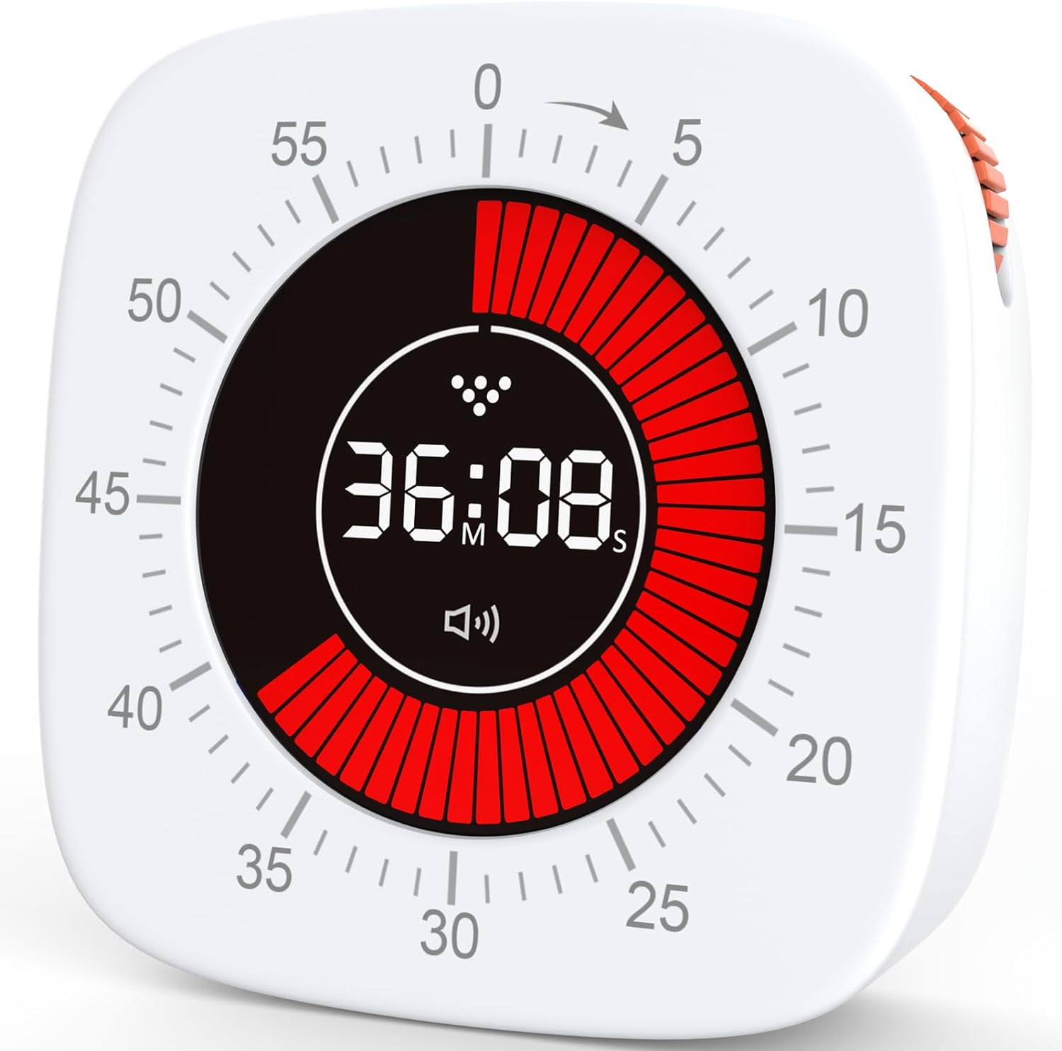 Timer, Visual Timer for Kids, 60 Minutes Digital Timer Rechargeable ...